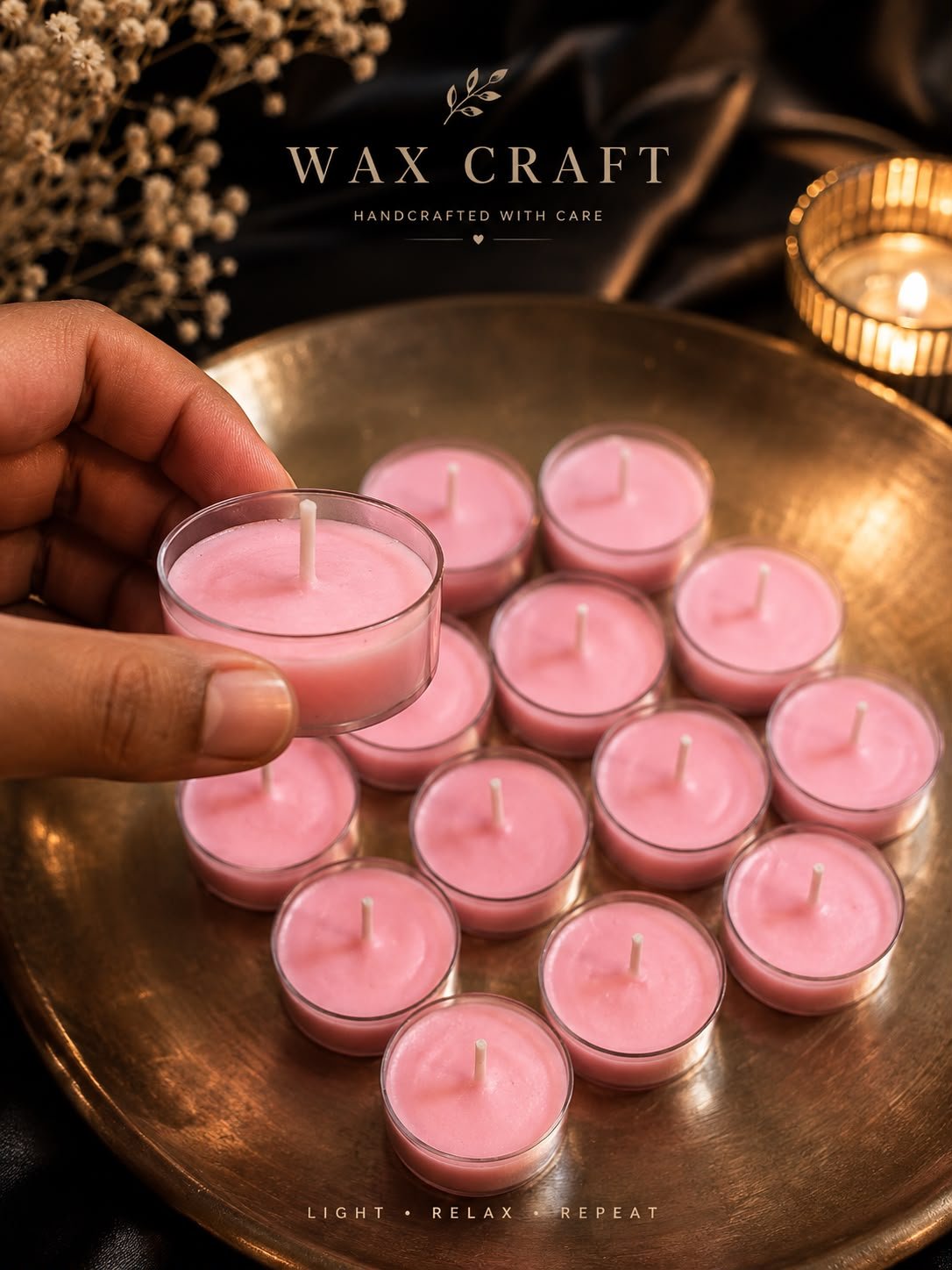 Pink Tealight Collection